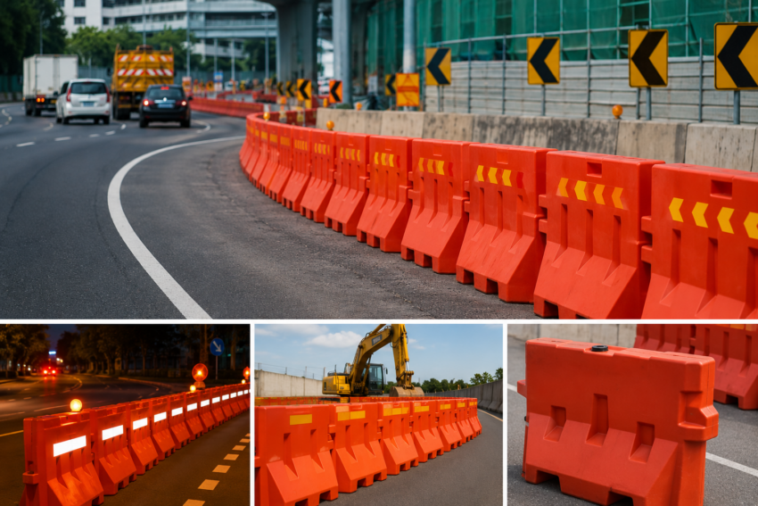 Fungsi Penting Water Barrier Sebagai Pembatas Jalan dalam Menekan Angka Kecelakaan